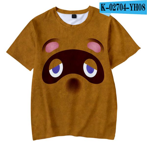 

animal crossing 3d print shirts oversized anime humor men clothing