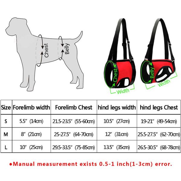 

dogs front carrier lift harness dogs lift support rehabilitation harness helping support for elderly or arthri jllthu