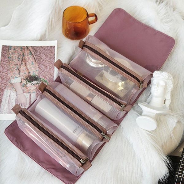 

storage bags portable women make up cosmetic bag waterproof beauty case organizer toiletry kits wash travel essential1