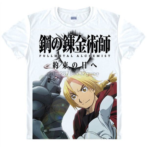 

full metal fullmetal alchemist steel edward alphonse cosplay costumes japanese anime man women camisetas sport sweatshirt hoodie t shirt