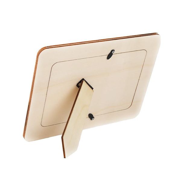 

1pc square round wooden picture frames wooden wall decoration home diy mosaic handmade p frame for kids mosaic materials wmtvsp