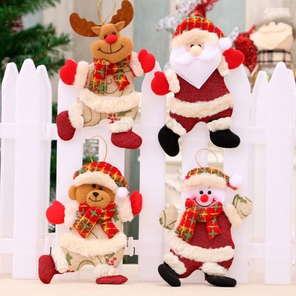 

new year 2021 santa claus snowman dolls xmas tree ornament natal noel deco christmas decoration for home kid gift