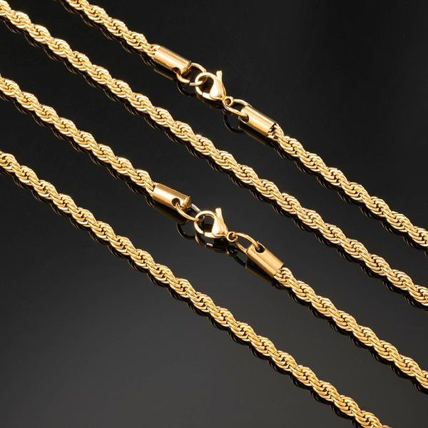 Collane da 24 pollici Tipo di gioielli Gioielli in acciaio inossidabile Materiale principale Catena a cordolo piatta e spessa per uomo