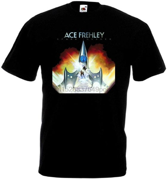 

ace frehley space invader v8 t shirt black hard rock heavy metal all sizes s 5xl sport hooded sweatshirt hoodie