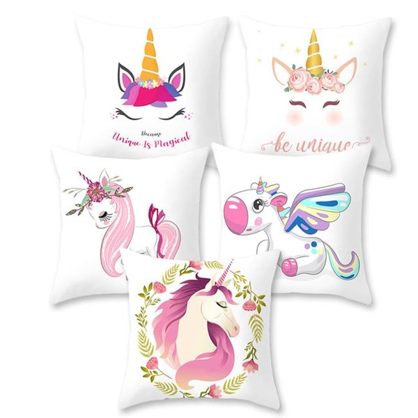 

frigg unicorn cover bed sofa decorative home decor pillow case living room seat chair cushion pillowcase