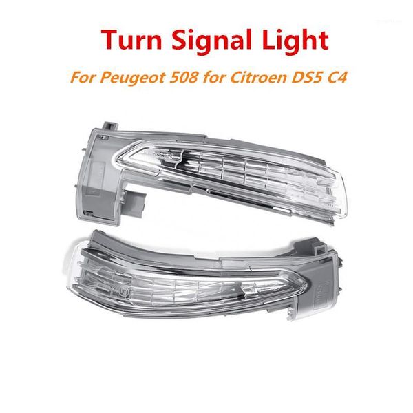 

car left right wing rear view rearview mirror turn signal light lamp 6325j4 6325j5 for 508 for ds5 c4 2010-20201