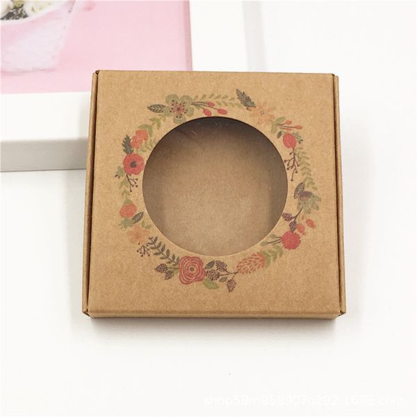 

kraft paper box jewelry storage box crafts arts storage boxes jewelry accessories display boxes ear ring necklace organizer 31 l2