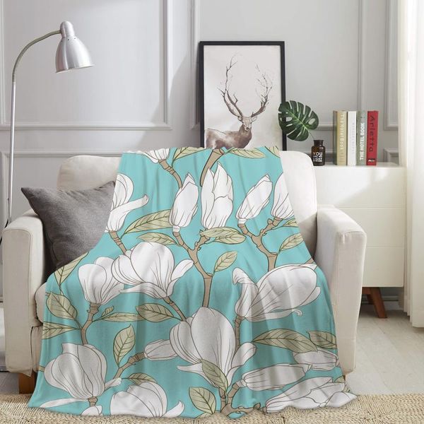 

silstar tex bule bohemian blanket pastoral flowers pattern garden bedspread on the bed blankets plaid on the sofa
