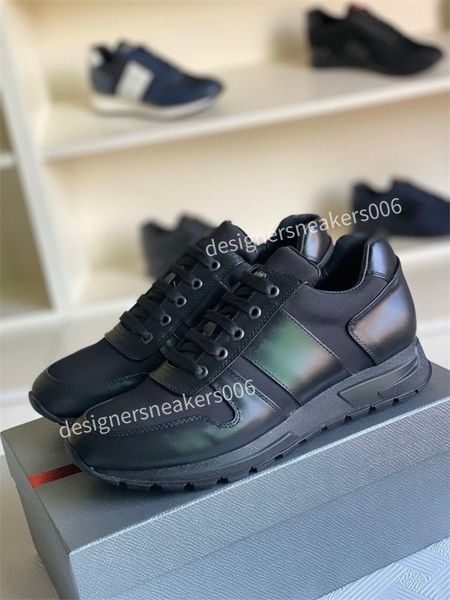 

2022 shoes fashion stud rivet camouflage sneakers men women leather flats luxury designer trainers casual shoes, Black