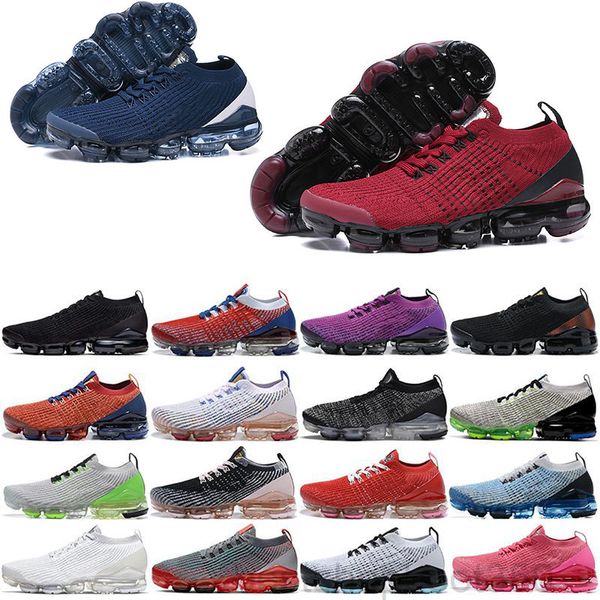 

new air 2.0 fly 3.0 knit casual shoes bred cny blue fury south beach all black triple white men designer sports sneakers size 36-46 ff9q