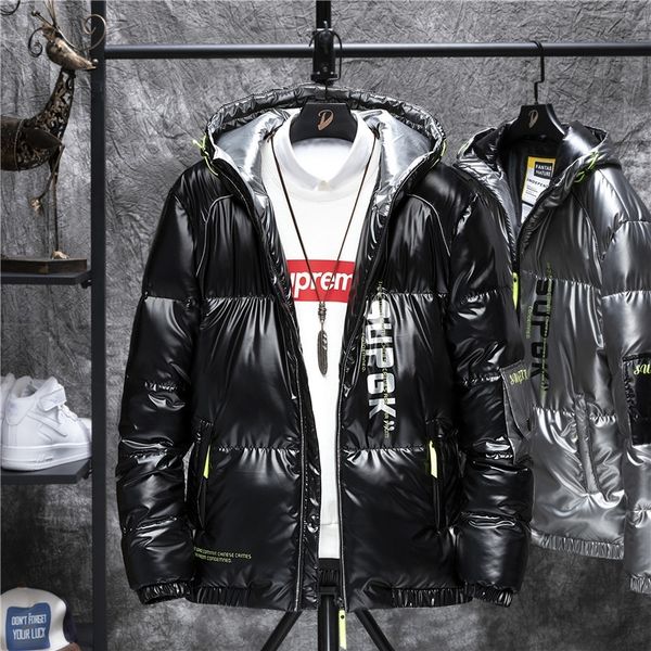 

hbiq thick new designers sweaters t shirts mens tracksuit mens winter coat down jacketss hoodie mens jacket 2020 cotton winterjacke coat clo, Black