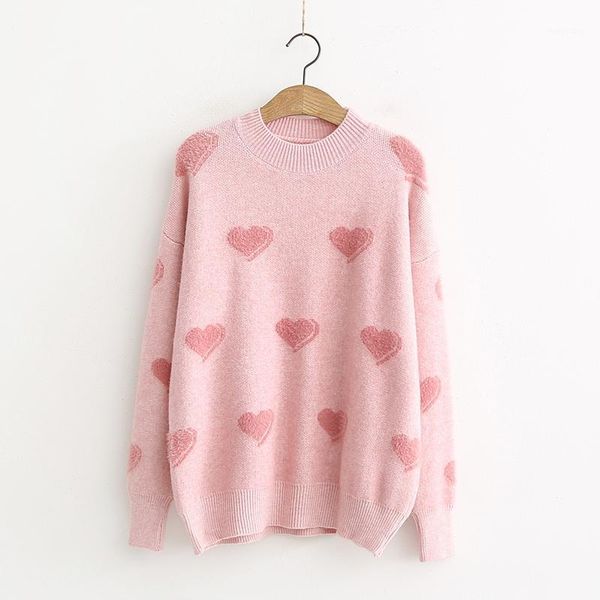 

womans knit long sleeved 2019 new autumn winter fashion printed knitted sweater female solid loose casual pullovers korean1, White;black