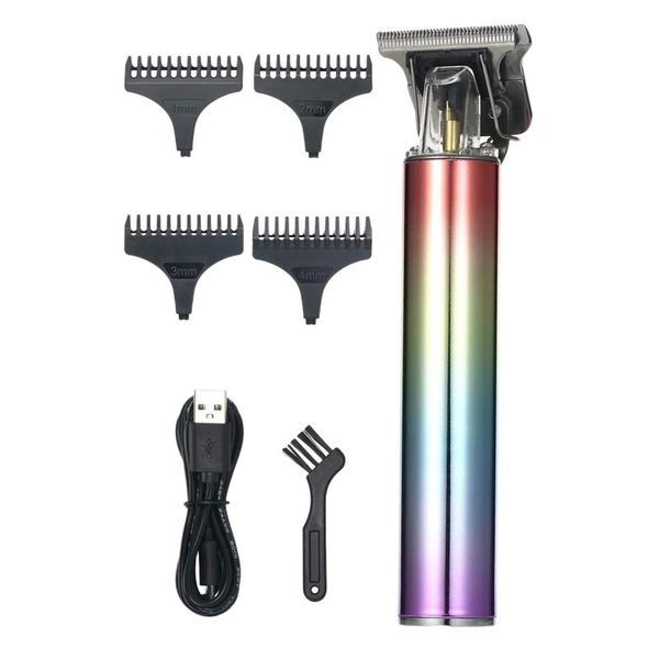 

professional cordless outliner hair trimmer 0mm baldheaded hair clipper t-blade clipper for men detail beard shaver