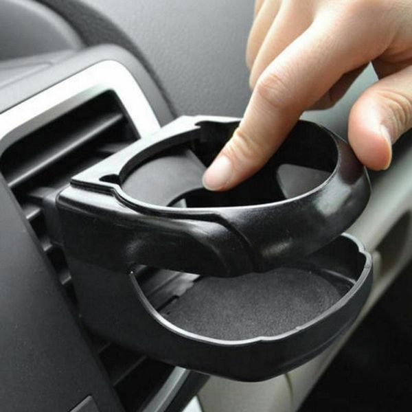 

universal car cup holder outlet air vent cup rack beverage mount insert stand holder product accessories dro wmtlry, Black;grey
