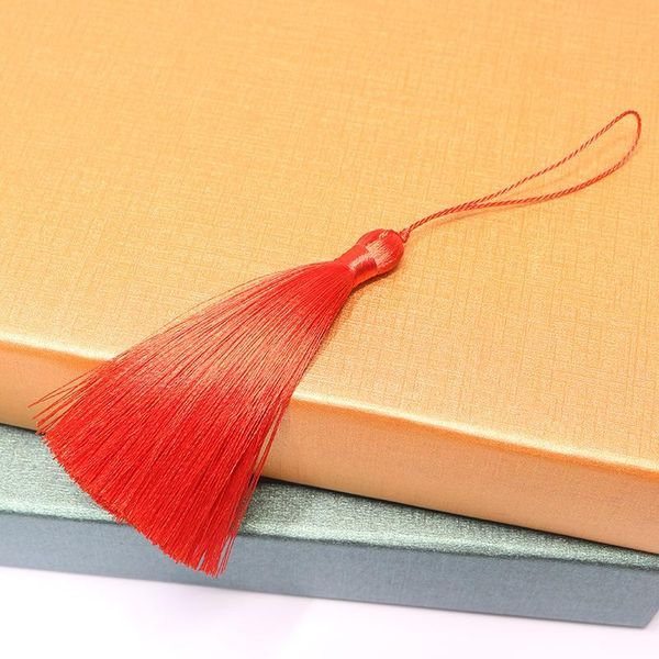 

10pcs vintage vertical silk key tassel diy keychain cellphone jewelry decorative bookmark tassels gift box craft tassels fringe h sqcbcy