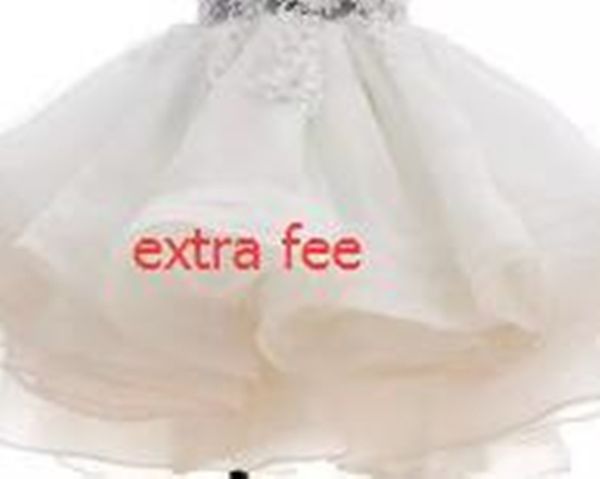 

2021 new lovely other wedding apparel extra fee extra 240e, White