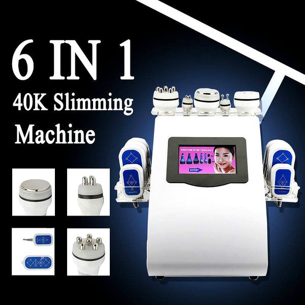 

new style liposuction 40k ultrasonic cavitation 8 pads laser vacuum rf skin care salon slimming machine & beauty equipment