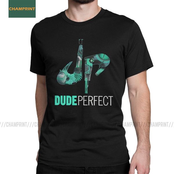 

sport dp dude perfect t shirt men's pure cotton t-shirts crew neck trending tyler coby cory cod sporty youtube tees short sleeve