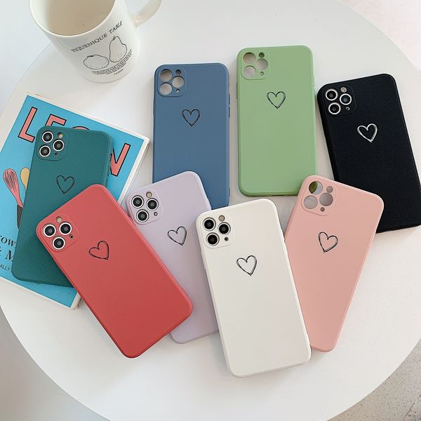 

iphone love cover 12 straight silicone mini case max rubik's xr case mobile cube edge simple for pro for phone 11pro max 8p/se uaiqt