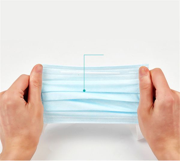 

pcs disposable 3-layer protection and personal health 50 mask with earloop mouth face sanitary masks