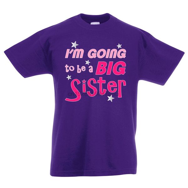 

kids im going to be a big sister funny purple new baby brother gift cool casual pride men new sport hooded sweatshirt hoodie t shirt
