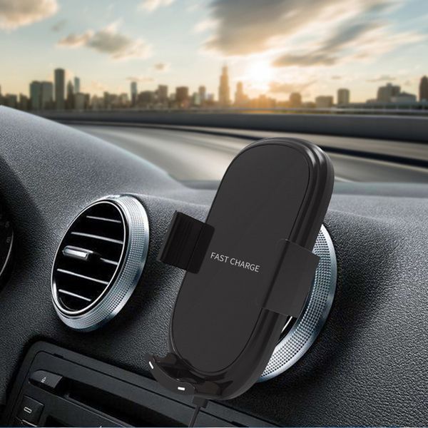 

2 in 1 wireless car charger phone mount fast qi charging pad for ,safer to use
