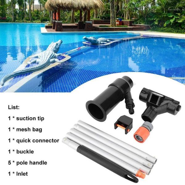 

pool & accessories black swimming vacuum cleaner cleaning tool suction head pond fountain brush g31