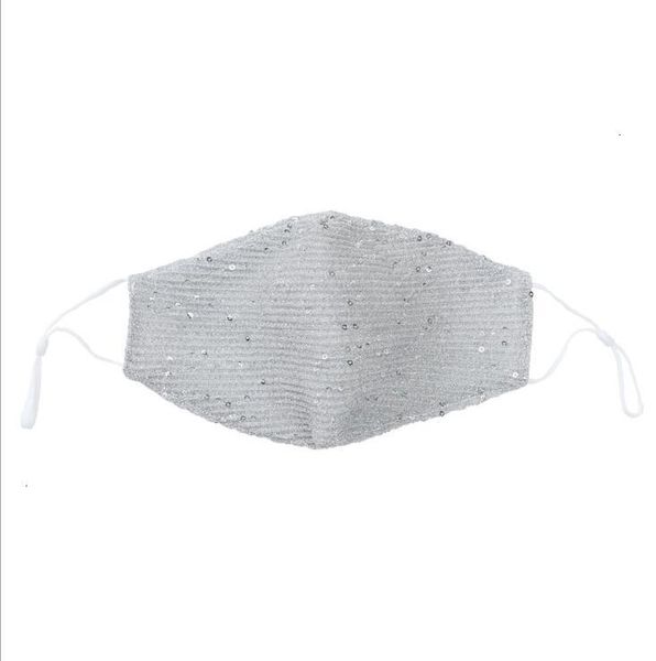 

anti-dust mouth protective outdoor windproof masks sports cotton bling sequins face mask for adults washable rusable ind