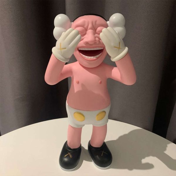 

made yue minjun limited hand man kaws model toy trend original fake