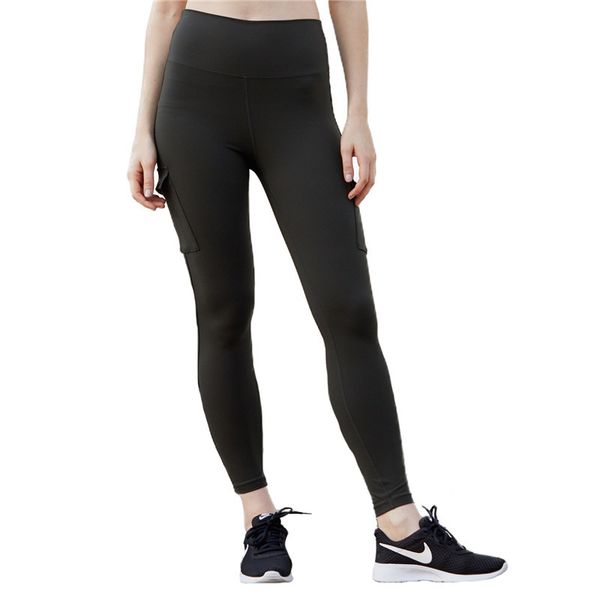 

2020 yoga fitness women's high waist tight elastic wear running training pants, Gray