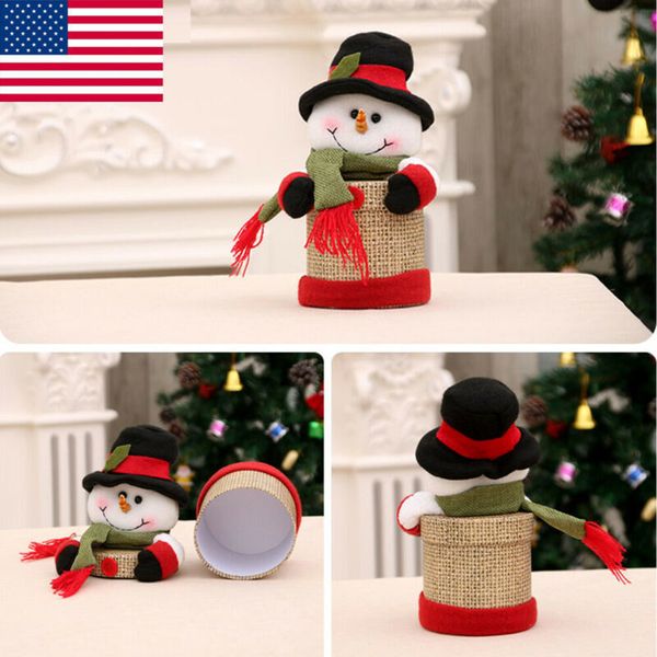 

gift cute christmas santa candy apple storage box table decortion home diy ornaments pe8f