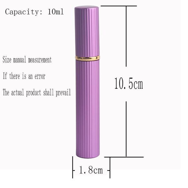 

jxcaih 1pcs new arrival 8ml portable mini travel aluminum perfume bottle spray refillable cosmetic c sqcyid