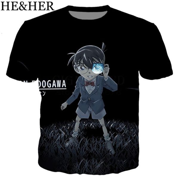 

classic anime detective conan 3d print shirts harajuku graphic horror men clothing
