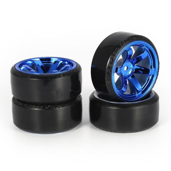 

4pcs rc drifting tire set hard plastic hard tyre set for traxxas hsp tamiya hpi rc on-road vehicle drifting car spare parts