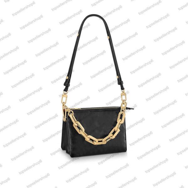 

m59598 coussin bb mini women bag genuine calf leather embossed gold-color chain carry purse clutch crossbody handbag shoulerbag