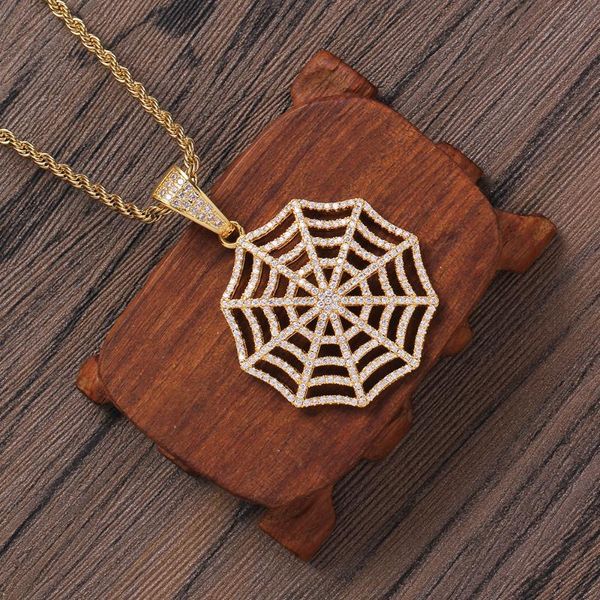 

chains wholesale pendant micro pave with cz mens necklace rock hip hop jewelry cn317, Silver