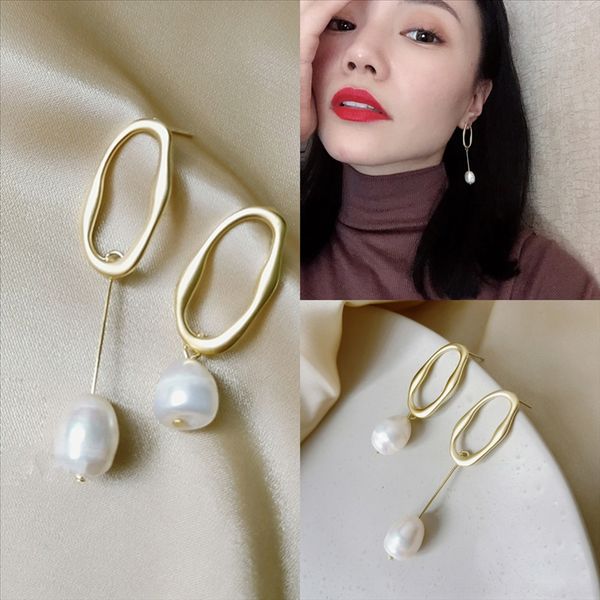

asy colors famous women jewelry rose gold color plated designer earrings for brands luxury earring christmas gift crystal for wed, Golden