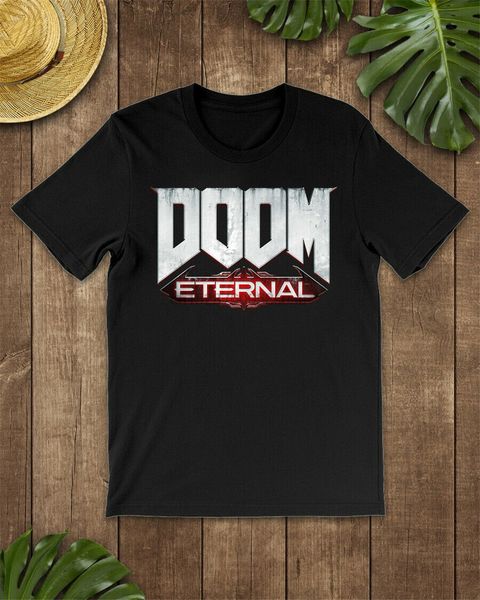 

doom eternal adjusted logo symbol classic t shirt black navy for men women youth plus size tee shirt sport hooded sweatshirt hoodie