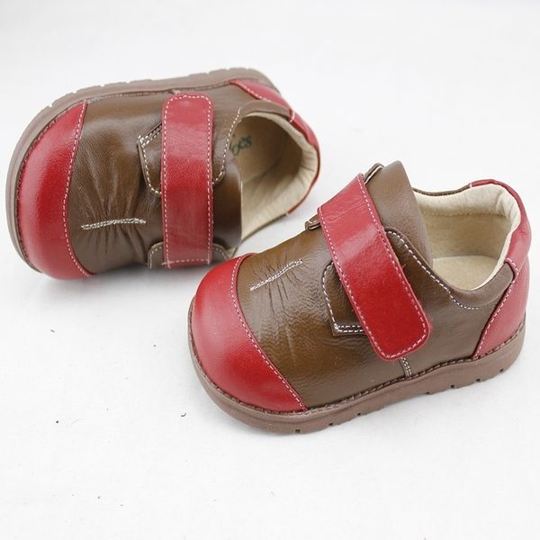 

tipsietoes brand casual sheepskin leather kids children sneakers shoes for boys and girls new 2020 spring autumn 63104 lj201104, Black;red