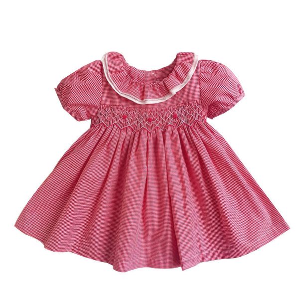 

2020 summer baby girls spanish dress newborn baby toddler clothes infant party wedding flower dresses for girl vestido infantil t200706, Red;yellow
