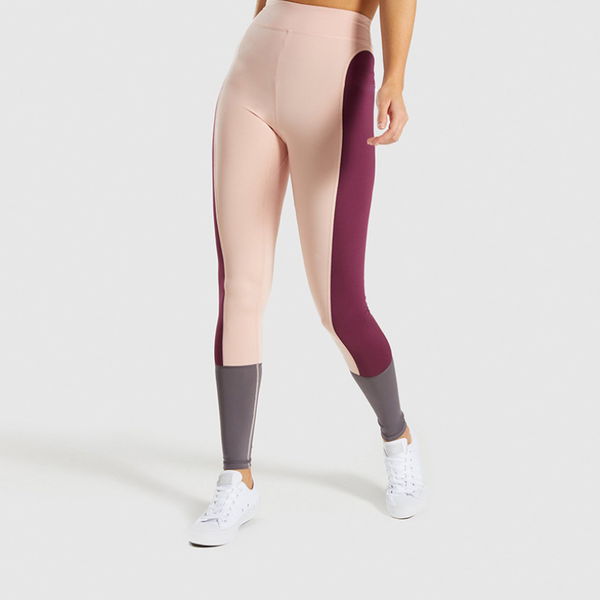 

ladies yoga jogging fitness pants tight comfortable and breathable, White;red