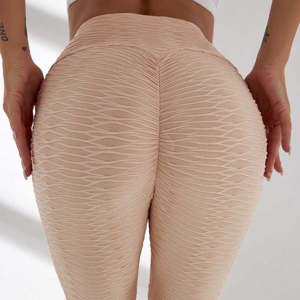 

yiwu new style hip lifting and high waist sports fitness base jacquard tight yoga pants women's summer, Black
