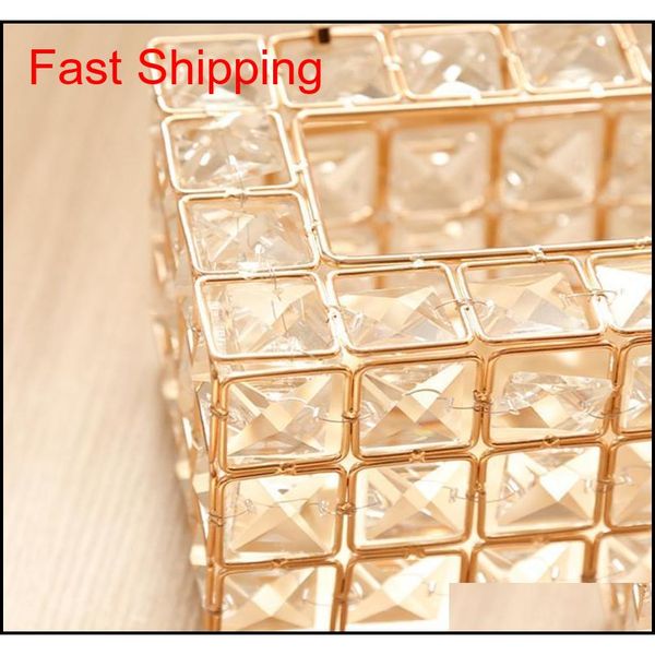

european crystal tissue box simple home living room coffee table drawers desknapkin storage box creative car qylgnr garden2010