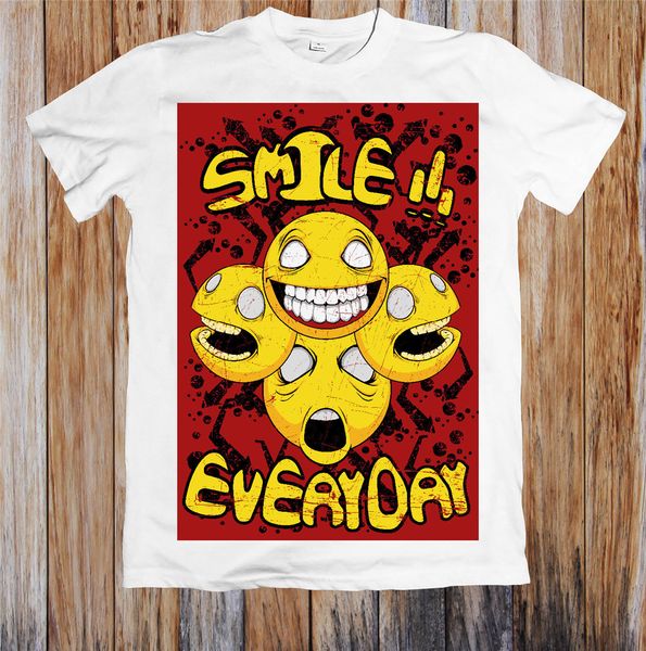 

smile everyday funny t-shirt summer casual tee shirt sport hooded sweatshirt hoodie