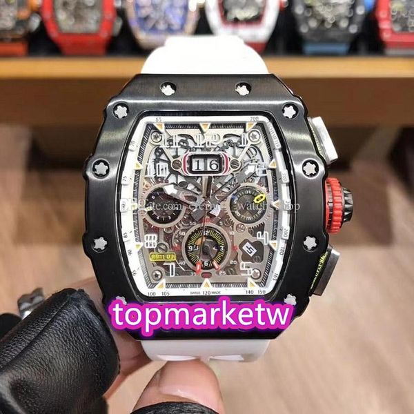 

высокое качество производители специальная цена r rm11-03rg red big date циферблатом япония miyota автоматические rm 11-03 мужские часы pvd, Slivery;brown