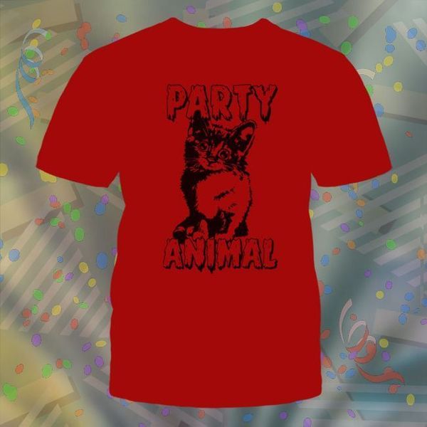 

fashion funny retro party animal kitten shirt, & fitted s styles, all colors sport hooded sweatshirt hoodie men t shirt