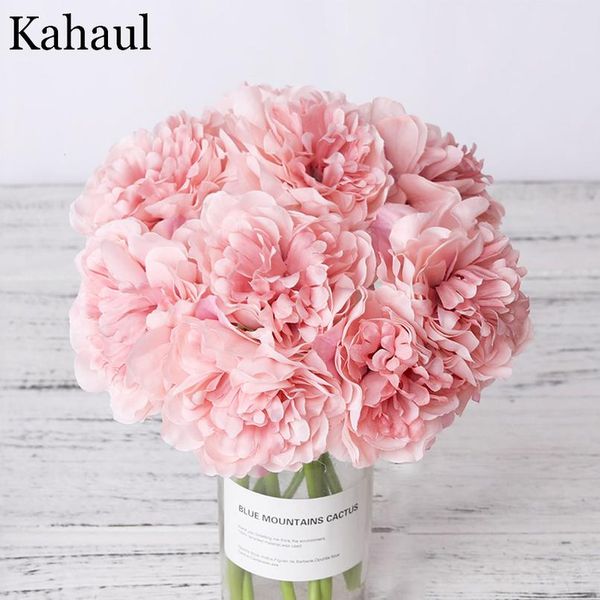 

пион искусственные искусственные шелковые цветы для украшения дома свадебный букет для невесты высокого качества поддельных цветов faux liv