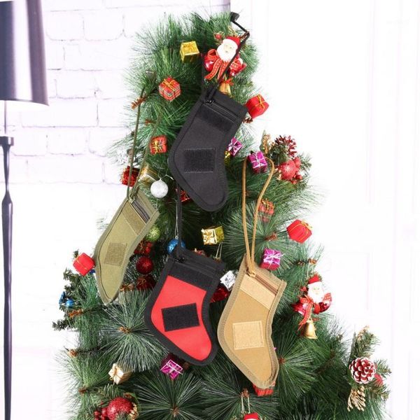 

sports socks hanging tactical molle christmas stocking bag dump drop pouch utility storage combat hunting magazine pouches1, Black