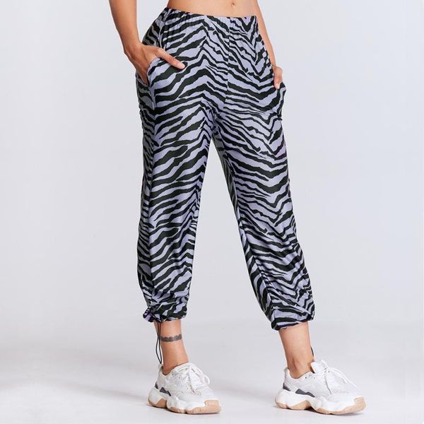 

autuspin striped pants women soft loose ankle-length slacks fashion women's casual pant comfortable leisure wide leg trousers, Black;white
