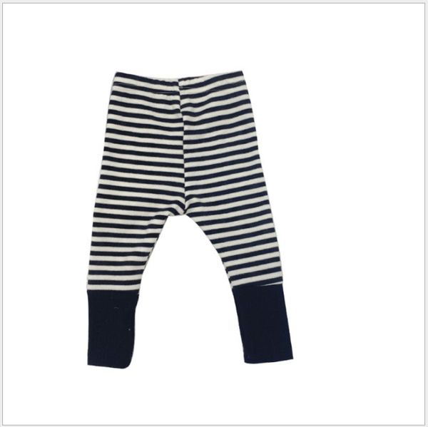 New Toddler Ragazzi Ragazze Leggings a righe Pantaloni Pantaloni per bambini in cotone Pantaloni per bambini in PP Primavera Autunno Abbigliamento per bambini Pantaloni Harem casual per bambini